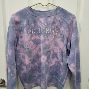 Victoria's Secret **set** Pastel Tie-Dye Sweatshirt and matching shorts size M